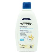 Image of Aveeno Skin Relief Cleansing Oil, 300ml, Gentle 1 count (Pack of 1), Clear 