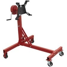 Image of Sealey ES480D Folding 360º Rotating Engine Stand Geared Handle Drive, 450kg Cap
