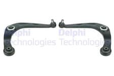 Image of Pair Wishbone Suspension Arm Front Lower FOR PEUGEOT 206 2.0 02->07 2A/C Delphi