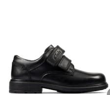 Image of Clarks Remi Pace boys Infant Shoes Black Leather Uk Size 7