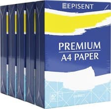 Image of A4 White Printer Paper 80gsm, 500 Sheets Copy Paper for Laser Inkjet 1- 5 Reams