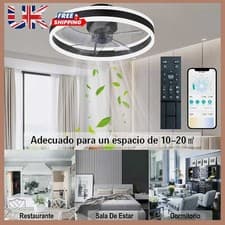 Image of Brand New LED Ceiling Fan Light Dimmable Chandelier Lamp With Remote Control New
