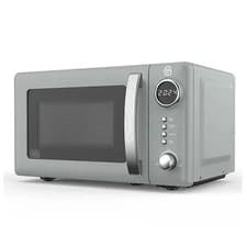 Image of Swan Retro Revive Microwave Grey 800W Digital 20L Countertop Design -SM4425GRY