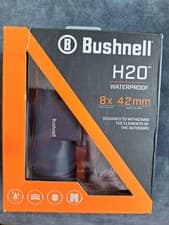 Image of Bushnell 8x42 H2O Waterproof Compact Binoculars - Dark Blue *OPEN BOX/UNUSED*