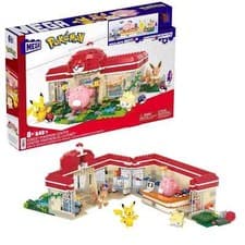Image of MEGA Pokémon Forest Pokemon Center 648 Piece Building Playset With Motion