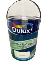 Image of Dulux One Coat Natural Calico Matt Emulsion Wall Ceiling Paint 5L Interior Trade