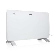 Image of Tristar Panel Heater Electric Glass White Portable Freestanding Thermostat 1000W