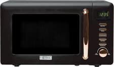Image of Haden Salcombe 20L 800W Solo Microwave Oven Black & Copper Digital Timer 197061