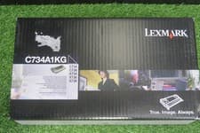 Image of Genuine Lexmark C734A1KG Black Toner Cartridge - Brand New