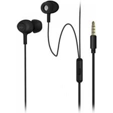 Image of Groov-e Mobile Phone Buds Wired Earphones With Remote & Mic 3.5mm Jack Black
