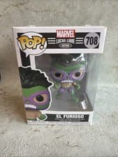 Image of Marvel Luchadores Pop! Vinyl Figure - El Furioso (Hulk) Brand New 708