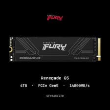 Image of Kingston FURY Renegade G5 4TB PCIe 5.0 NVMe M.2 SSD 14800MB/s