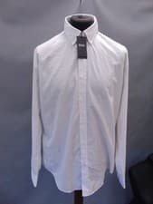 Image of HUGO BOSS White Men's Shirt Slim Fit DIESTRASSE Full Sleeve BNWT