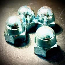 Image of Dome Nuts High Type Zinc BZP DIN 1587 M4 - M24