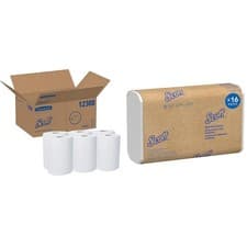 Image of Scott Control Slimroll Hard Roll Paper Towels (12388) with Fast-Drying White