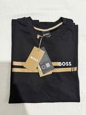 Image of Boss Men’s T-shirt Black Colour Size XL
