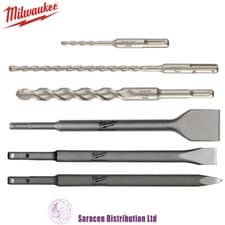 Image of MILWAUKEE SDS+ CONTRACTOR DRILL BITS & CHISELS, VARIOUS SIZES AVAILABLE