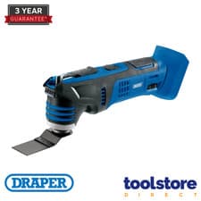 Image of Draper 55604 D20 20V Oscillating Multi-Tool (Sold Bare)