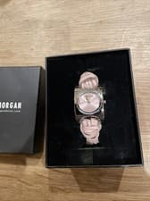 Image of MORGAN PINK LEATHER LADIES WATCH, NEW IN BOX