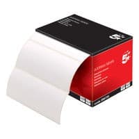 Image of 5 Star Office Address Labels 89x36mm on Continuous Roll (Pack of 250)