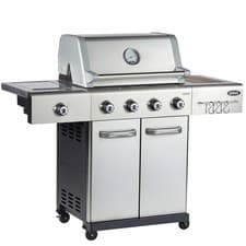 Image of Outback Jupiter - 4 Burner Hybrid BBQ Grill with Side Burner - Stainle OUT370767