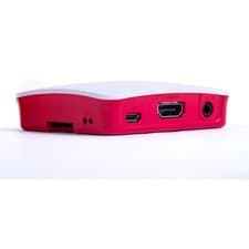 Image of Raspberry Pi SC0012 Official ABS Case V2 for Pi 3 Model B and B+ Red and White
