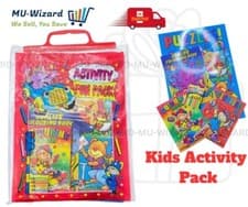 Image of Kids Fun Activity Party Colouring Word search Party-pack Christmas Gift Children