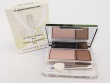 Image of Clinique Eyeshadow ~ 17 Seashell Pink & Fawn Satin ~ All About Shadow Duo Boxed