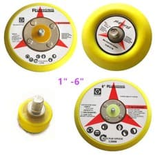 Image of 5/16"×24 Dual Action Air Sander 1" 2" 3"-6" DA Sanding Backing Pad Hook Loop M8