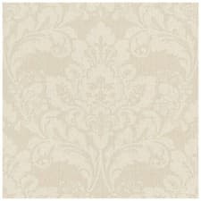 Image of Rasch Cream Damask Pattern Floral Design Washable Paste The Wall Wallpaper