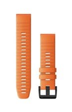 Image of Garmin 010-12863-01 QuickFit 22 mm Ember Orange Silicone Replacement Watch Band