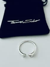 Image of Thomas Sabo Sterling Silver Ring Size 54. New In Package