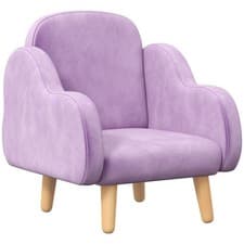 Image of Kids Mini Chair Toddlers Armchair Cloud Shaped Childrens Playroom Bedroom Purple