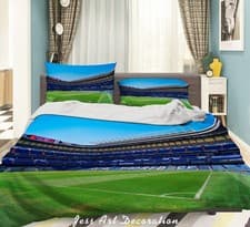 Image of 3D Stadium Real Madrid CF Quilt Cover Set Bedding Sets Pillowcases 51