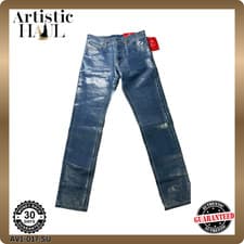 Image of Diesel Industry Men's Slim Fit Mid Waist Straight Leg Blue Jeans Size 32 Nwt