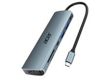 Image of Acer USB-C Hub 7-in-1 Adapter 4K@60Hz HDMI, USB 3.0, Type-C
