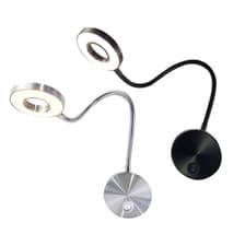 Image of LED 5W Gooseneck Wall Sconce Lamp 360° Adjustable Flexible Reading Bedside Light