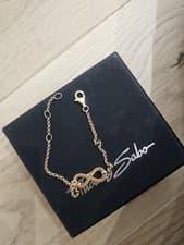 Image of Thomas Sabo Gold Plated Infinite Bracelet Genuine