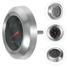 Image of 7.6 cm Stainless Steel BBQ Smoker Grill Thermometer Outdoor Temperature Gauge