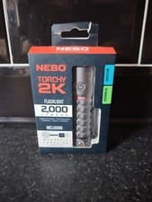 Image of Nebo Torchy 2K MagDock USB Rechargeable 5 Mode LED 2000 Lumens Torch, Bad Box.