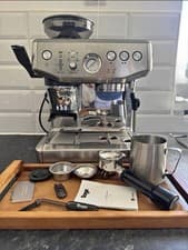 Image of SAGE The Barista Express Impress Espresso Coffee Machine - Silver (SES876BSS)