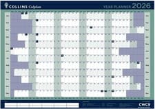 Image of Collins - Colplan - A1 Yearly Wall Calendar 2026 (CWC9-26)