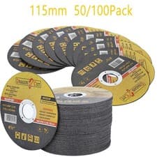 Image of 100 x 115mm ULTRA THIN 1mm METAL CUTTING DISC 4 1/2" FOR STEEL & STAINLESS ANGLE