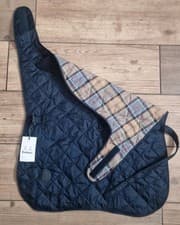 Image of Barbour Quilted Dog Coat Size XL Navy Blue - Still With Tags