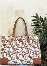 Image of TORY BURCH ELLA REVERIE LARGE TOTE BAG