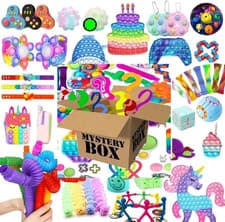 Image of Surprise Fidget Toys Box Push Pop Sensory Autism Toy Stress Relief Gift