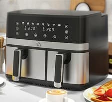 Image of Air Fryer Dual Digital Twin Basket 8.5L Rapid Circulation Oven Sync Finish 2700W