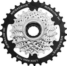Image of SunRace MFM4S - 7-Speed 13-34T Chrome Freewheel