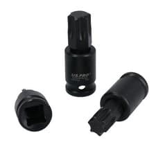 Image of Torx Star Impact Impacted Shallow Short Bit Sockets T10-T60 Individual 3/8in Dr.