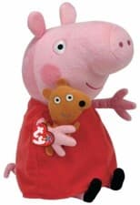 Image of ORIGINAL LICENSED TY PEPPA PIG BUDDY 10" SOFT TOY PLUSH 96230